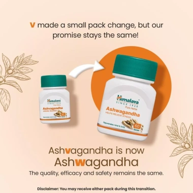 Ashwagandha Himalaya 60 viên Nhân sâm Ấn Độ giảm căng thẳng, tăng sinh lý - Giá giảm 160.000, giá gốc 208.000 5