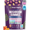 Ashwagandha & Lions Mane Gummies Hữu Cơ - LinhChi, Đông Trùng, Đuôi Thổ Nhĩ Kỳ, Chaga Bảo Vệ Miễn Dịch, Tăng Nhận Thức
