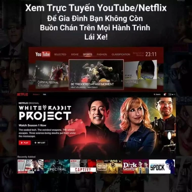 AT6 Hộp video ô tô 3 trong 1 - Xem YouTube, Netflix ngay trên xe, Giá 969.000₫ 7