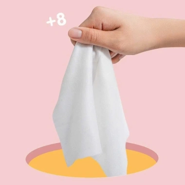 AT88.233 Combo 5 bịch to 40 gói khăn ướt mini đi chơi du lịch, giá 70.500 VND 8
