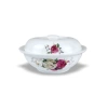 Âu Cơm Sứ Hoa 08 MC Size 18 Thố Sứ, Liễn Cơm Hoa Hồng Sang Trọng, Giá 191,000₫ 2
