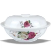 Âu Cơm Sứ Hoa 08 MC Size 18 Thố Sứ, Liễn Cơm Hoa Hồng Sang Trọng, Giá 191,000₫ 3