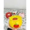Âu sứ tròn nắp đậy đa năng - Đựng mỡ, dưa cà, mứt, hạt - Xinh xắn, sạch sẽ, giảm giá 139k