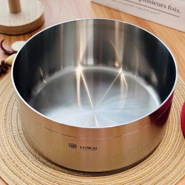 Âu trộn bột ướp thịt nướng inox 18/10 Lunkai - Tô thố salad có nắp silicon bảo quản tủ lạnh, giảm giá 299.000 VND 3 Âu trộn bột ướp thịt nướng inox 18/10 Lunkai - Tô thố salad có nắp silicon bảo quản tủ lạnh, giảm giá 299.000 VND 3