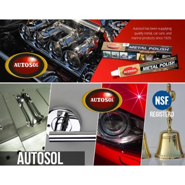 Autosol Metal Polish 75ml Đánh bóng kim loại, inox, nhôm, kèm khăn 1K chỉ 89.000₫