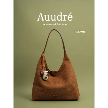 Auudre Retro Túi Tote Đeo Vai Bề Mặt Mềm, Dung Tích Lớn, Thu Đông - Giá 549.999₫