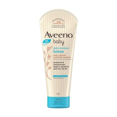 Aveeno Baby Kem dưỡng và sữa dưỡng da khô nhạy cảm Daily Moisture 227g - Giá chỉ 198.999₫