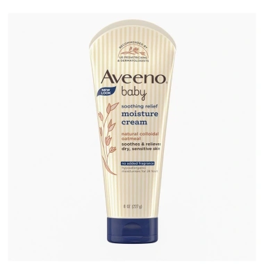 Aveeno Baby Kem dưỡng và sữa dưỡng da khô nhạy cảm Daily Moisture 227g - Giá chỉ 198.999₫