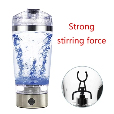 Avejjbaey USB Sạc Di Động Trộn Protein 450ml/600ml Bình Lắc Chống Rò Rỉ