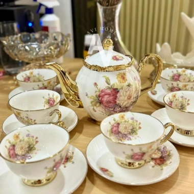 AVI HOME Bộ Ấm Trà Hoa Hồng - Phong Cách Bắc Âu Sang Trọng, Giá ưu đãi 1.1 triệu 5
