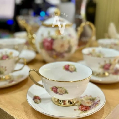 AVI HOME Bộ Ấm Trà Hoa Hồng - Phong Cách Bắc Âu Sang Trọng, Giá ưu đãi 1.1 triệu 8
