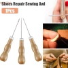 Awl May Da Thủ Công Tay Cầm Gỗ - Dụng Cụ Đấm Khoan Vải Lỗ Maker Giá 42.900₫