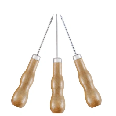 Awl May Da Thủ Công Tay Cầm Gỗ - Dụng Cụ Đấm Khoan Vải Lỗ Maker Giá 42.900₫