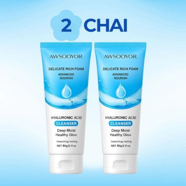 AWSOOYOR Sữa rửa mặt Amino Acid - Da mềm mại không khô rát, kiểm soát dầu, 18.900₫