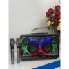 AZPro PA-424 Loa karaoke xách tay vỏ gỗ bọc da 4 đường tiếng, 2 bass, 2 tép Giá 21tr