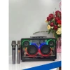 AZPro PA-424 Loa karaoke xách tay vỏ gỗ bọc da 4 đường tiếng, 2 bass, 2 tép Giá 21tr 2