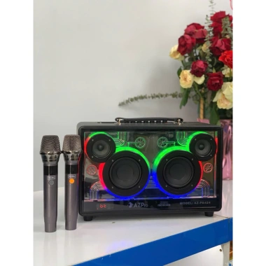 AZPro PA-424 Loa karaoke xách tay vỏ gỗ bọc da 4 đường tiếng, 2 bass, 2 tép Giá 21tr 4 AZPro PA-424 Loa karaoke xách tay vỏ gỗ bọc da 4 đường tiếng, 2 bass, 2 tép Giá 21tr 4