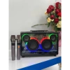 AZPro PA-424 Loa karaoke xách tay vỏ gỗ bọc da 4 đường tiếng, 2 bass, 2 tép Giá 21tr 9