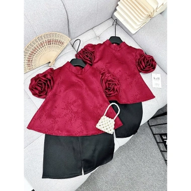 Bà ba đính nơ siêu xinh bé gái 10-30kg - Đồ Tết du xuân, chụp ảnh, chỉ 185.999₫