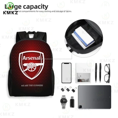 Ba lô Arsenal FC sức chứa lớn cho học sinh - nhẹ, bền, túi du lịch, giá 336.933 VND