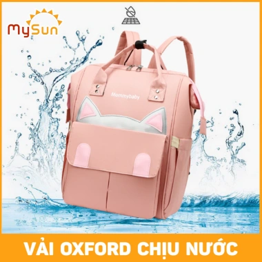 Ba lô bỉm sữa MySun Cat đa năng cho mẹ & bé sơ sinh - giảm giá 199.000đ 2