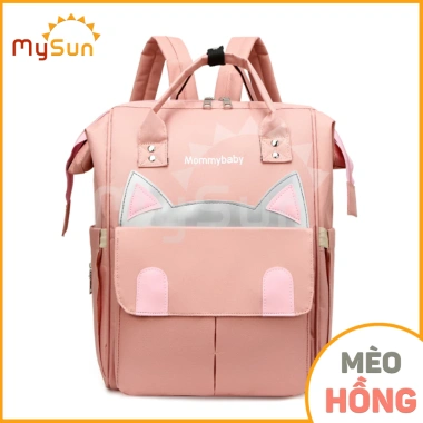 Ba lô bỉm sữa MySun Cat đa năng cho mẹ & bé sơ sinh - giảm giá 199.000đ 9
