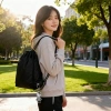 Ba lô bỏ túi dây rút vải Oxford, thể thao, dung tích lớn, nhẹ, chống thấm nước 6