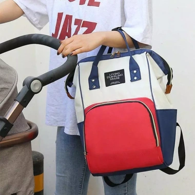 Ba lô chống nước Babybag Outdoor Mommy in hình chó, dung lượng lớn 3