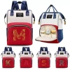 Ba lô chống thấm mẹ & bé, dung lượng lớn, khắc hình ảnh thời trang, Mommy Bag