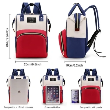 Ba lô chống thấm mẹ & bé, dung lượng lớn, khắc hình ảnh thời trang, Mommy Bag