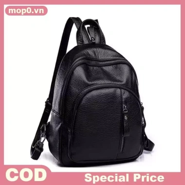 Ba lô da PU cổ điển MOP nữ: Túi đeo vai mini du lịch, đi học, chỉ 72.900₫