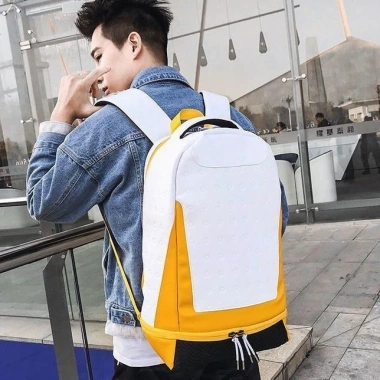 Ba lô da PU dung tích lớn thể thao ngoài trời đựng máy tính, bóng rổ 455.273 VND 5 Ba lô da PU dung tích lớn thể thao ngoài trời đựng máy tính, bóng rổ 455.273 VND 5