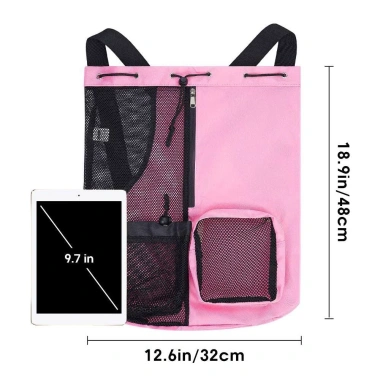 Ba lô dây rút LTBLBY - Túi bơi nylon lưới di động, túi ướt tập luyện, đồ bơi biển