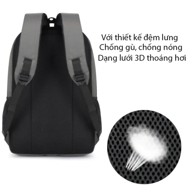 Ba lô đi học chống thấm nước cho bé cấp 2-3 thời trang mới BALO-831 giảm 149k 6