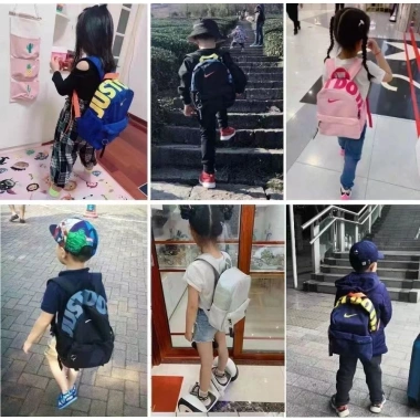 Ba lô đi học mini siêu bền, phong cách thể thao cho học sinh tiểu học, Giá chỉ 267.795 đồng