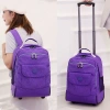 Ba Lô Đi Học Nylon Chống Thấm, Chống Mài Mòn, Bánh Xe & Kéo Kép, Sức Chứa Lớn 1.07 Triệu