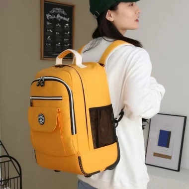 Ba Lô Đi Học Nylon Chống Thấm, Chống Mài Mòn, Bánh Xe & Kéo Kép, Sức Chứa Lớn 1.07 Triệu 3 Ba Lô Đi Học Nylon Chống Thấm, Chống Mài Mòn, Bánh Xe & Kéo Kép, Sức Chứa Lớn 1.07 Triệu 3