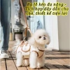 Ba Lô Địu Chó Mèo Thú Cưng Thoáng Khí Tiện Lợi 4 Trong 1 Túi Đeo Vai Vải Cao Cấp 4