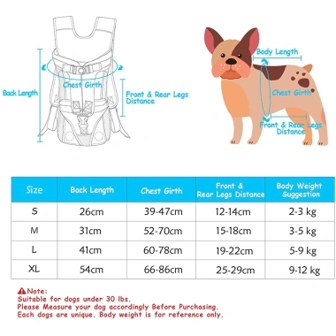 Ba lô đựng chó mèo phía trước thoáng khí, chân chống nước điều chỉnh - FOOKDUODU 321k
