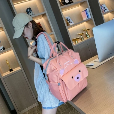 Ba lô đựng tã em bé, sức chứa lớn, thời trang cho mẹ bỉm sữa - 174.135 VND