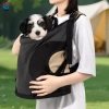 Ba lô đựng thú cưng di động túi ngực trước thoáng khí dây đeo vai điều chỉnh phù hợp đi bộ đi xe đạp 5