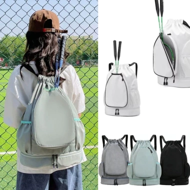 Ba lô đựng vợt thể thao nhẹ nylon - Túi tập gym dây rút, phù hợp cầu lông, chỉ 220k (Giá gốc 264k)