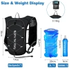 Ba lô dưỡng ẩm Newboler 5L cho xe đạp & chạy bộ – Bàng quang 2L, thoáng khí, thích hợp marathon, leo núi 2