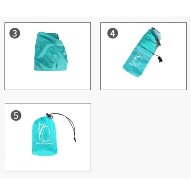 Ba lô gập UUMIR 20L chống nước - Túi du lịch thể thao, gập gọn leo núi, nhẹ - 62.424 VND