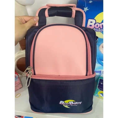 Ba lô giữ nhiệt Vcool 2 tầng - Đựng bỉm sữa, đồ chơi, picnic tiện lợi cho bé