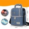 Ba lô giữ nhiệt Vcool 2 tầng - Đựng bỉm sữa, đồ chơi, picnic tiện lợi cho bé 7