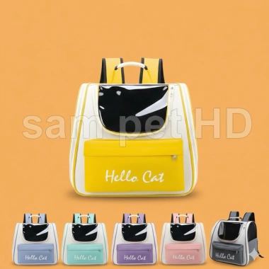 Ba lô Hello Cat to cho chó mèo - Nhẹ, thoải mái, an toàn, giảm 20% còn 200.000₫