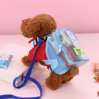 Ba lô kéo chó con lưới xanh giặt được - Túi đựng chó du lịch ngoài trời