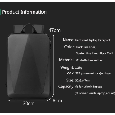 Ba Lô Laptop 15.6 inch Nam – Chống Trộm, Chống Nước, Sức Chứa Lớn, USB Sạc, Giá Ưu Đãi 711.720