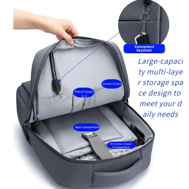 Ba lô laptop hai vai 18inch túi khí chống sốc, đa chức năng, chơi game & notebook 3 Ba lô laptop hai vai 18inch túi khí chống sốc, đa chức năng, chơi game & notebook 3